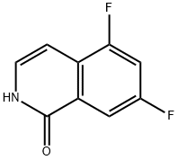 5,7-difluoro-1,2-dihydroisoquinolin-1-on Struktur