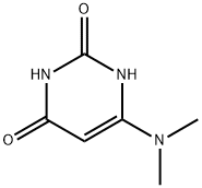 6-dimethylamino-1H-pyrimidine-2,4-dione Struktur