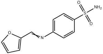 4-[(2-furylmethylene)amino]benzenesulfonamide Struktur