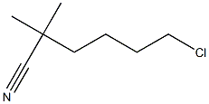 Hexanenitrile,6-chloro-2,2-dimethyl- Struktur