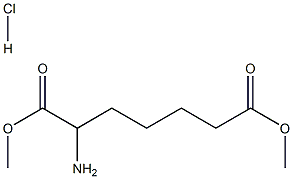 RS-2-Aminopimelic acid dimethyl ester hydrochloride Struktur