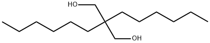 1,3-Propanediol, 2,2-dihexyl- Struktur