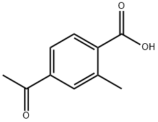 2-甲基-4-乙酰基苯甲酸, 55860-35-0, 結(jié)構(gòu)式