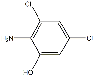 2-Amino-3,5-dichloro-phenol Struktur