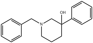 1-benzyl-3-phenyl-piperidin-3-ol Struktur