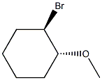 Cyclohexane, 1-bromo-2-methoxy-, trans- Struktur