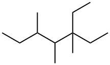 Heptane, 3-ethyl-3,4,5-trimethyl- Struktur