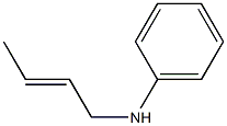 Benzenamine,N-2-buten-1-yl- Struktur