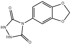 4-(1,3-benzodioxol-5-yl)-1,2,4-triazolidine-3,5-dione Struktur