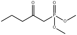 Phosphonic acid, (2-oxopentyl)-, dimethyl ester Struktur