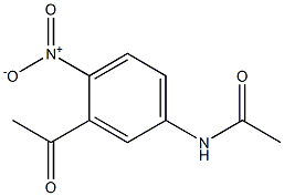 Acetamide, N-(3-acetyl-4-nitrophenyl)- Struktur