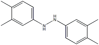 Hydrazine, 1,2-bis(3,4-dimethylphenyl)- Struktur