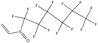 Hexane, 1-(ethenylsulfinyl)-1,1,2,2,3,3,4,4,5,5,6,6,6-tridecafluoro- Struktur