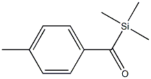 Silane, trimethyl(4-methylbenzoyl)- Struktur