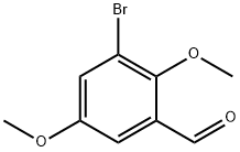 Benzaldehyde, 3-bromo-2,5-dimethoxy- Struktur