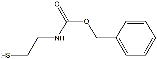 Carbamic acid, (2-mercaptoethyl)-, phenylmethyl ester Struktur