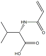 Valine, N-(1-oxo-2-propenyl)- Struktur