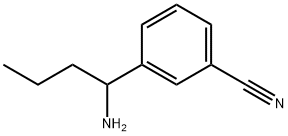 3-(1-AMINOBUTYL)BENZONITRILE Struktur