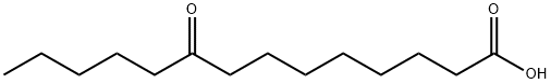 Tetradecanoic acid, 9-oxo- Struktur