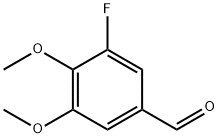 3-Fluoro-4,5-Dimethoxybenzaldehyde Struktur