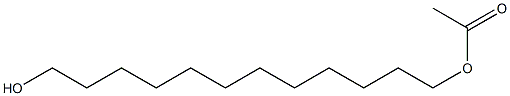 1,12-Dodecanediol, monoacetate Struktur