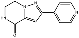 2-(PYRIDIN-4-YL)-6,7-DIHYDROPYRAZOLO[1,5-A]PYRAZIN-4(5H)-ONE, 723338-46-3, 結(jié)構(gòu)式