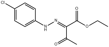 ethyl 2-[(4-chlorophenyl)hydrazono]-3-oxobutanoate Struktur