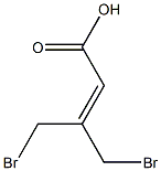 4-bromo-3-(bromomethyl)but-2-enoic acid