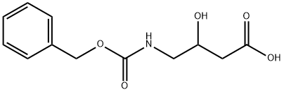 4-(((benzyloxy)carbonyl)amino)-3-hydroxybutanoic acid Struktur