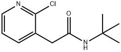 N-tert-butyl-2-(2-chloropyridin-3-yl)acetamide Structure