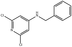 Benzyl-(2,6-dichloro-pyridin-4-yl)-amine Struktur