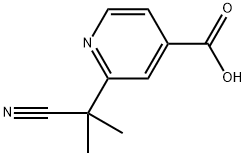 2-(2-CYANOPROPAN-2-YL)ISONICOTINIC ACID Struktur