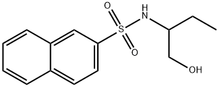 N-[1-(hydroxymethyl)propyl]-2-naphthalenesulfonamide Struktur