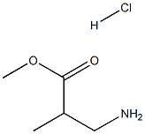 Methyl 3-amino-2-methylpropanoate HCl Struktur