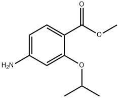 Methyl 4-amino-2-isopropoxybenzoate Struktur