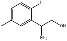 2-AMINO-2-(2-FLUORO-5-METHYLPHENYL)ETHAN-1-OL Struktur