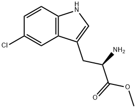 D-5-ChloroTryptophan methyl ester Struktur