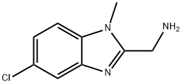 [(5-chloro-1-methyl-1H-benzimidazol-2-yl)methyl]amine hydrochloride Struktur