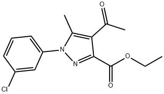 ethyl 4-acetyl-1-(3-chlorophenyl)-5-methyl-1H-pyrazole-3-carboxylate