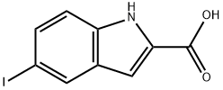 5-iodo-1H-indole-2-carboxylic acid Struktur