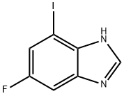 6-Fluoro-4-iodo-1H-benzoimidazole Struktur