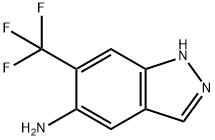 6-(TRIFLUOROMETHYL)-1H-INDAZOL-5-AMINE Struktur