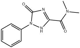 N,N-DIMETHYL-5-OXO-1-PHENYL-2,5-DIHYDRO-1H-1,2,4-TRIAZOLE-3-CARBOXAMIDE Struktur