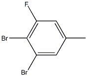 1,2-dibromo-3-fluoro-5-methylbenzene Struktur