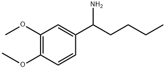 1-(3,4-DIMETHOXYPHENYL)PENTYLAMINE Struktur