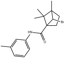 6-bromo-4,5,5-trimethyl-N-(m-tolyl)bicyclo[2.1.1]hexane-1-carboxamide Struktur