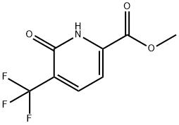 6-Oxo-5-trifluoromethyl-1,6-dihydro-pyridine-2-carboxylic acid methyl ester Struktur