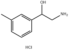 2-Amino-1-(3-methylphenyl)ethanol hydrochloride Struktur