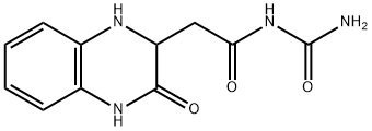 N-carbamoyl-2-(3-oxo-1,2,3,4-tetrahydroquinoxalin-2-yl)acetamide Struktur