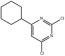 2,4-dichloro-6-cyclohexylpyrimidine Struktur